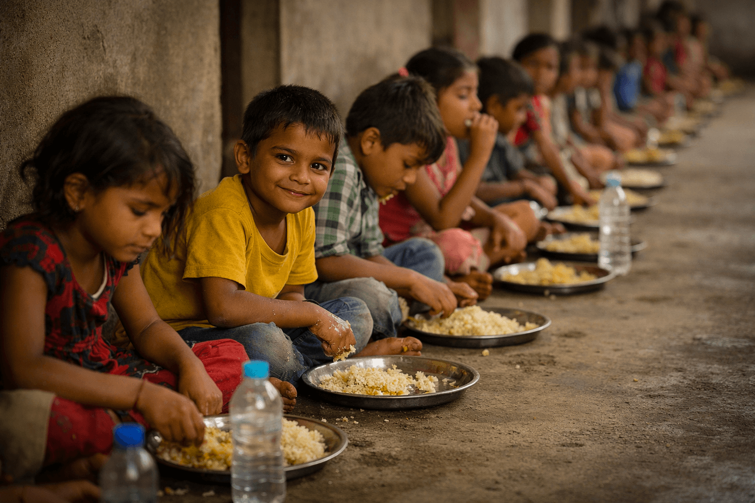 Prepared meals ready for seva